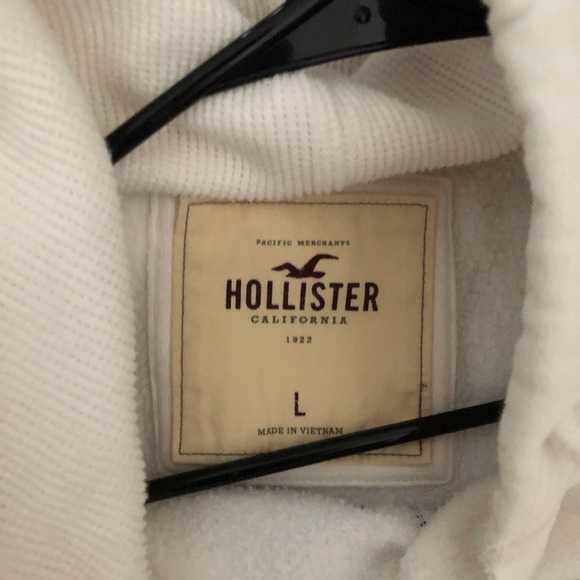 White Hollister Sweatshirt - Picture 3 of 4